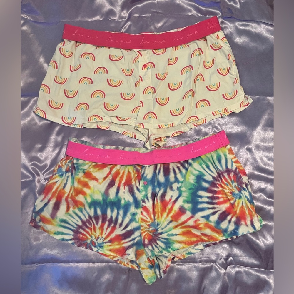 Set of 2 VS PINK Boxy Sleep Shorts